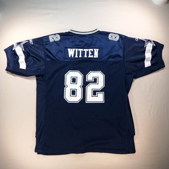 Dallas Cowboys Jason Witten #82 Kids XL Reebok NFL Jersey Blue - Picture 8 of 8